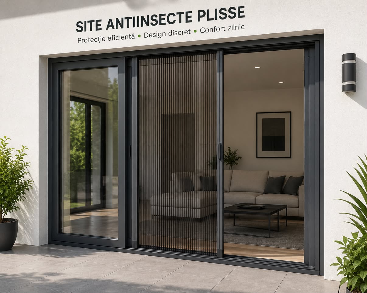 Site anti insecte plisse uși terasă