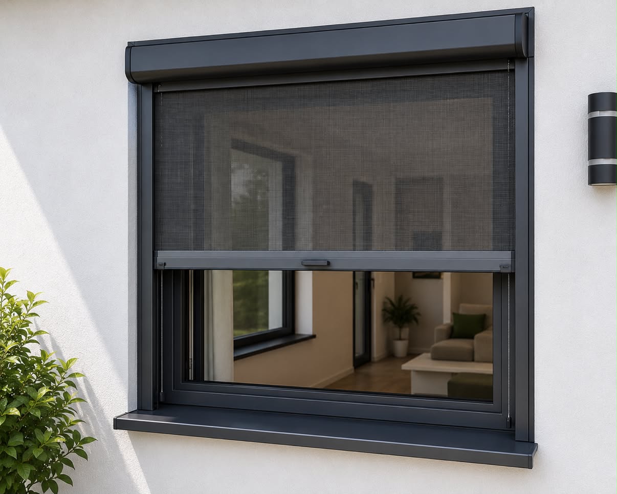 Plase anti insecte tip rulou ferestre